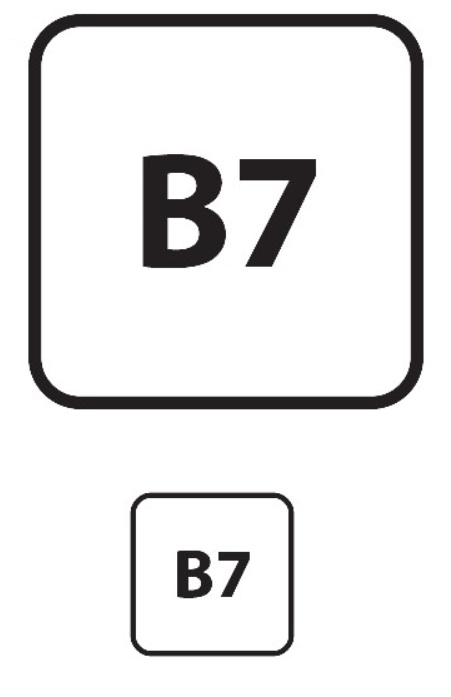 Obrázek Značení pro čerpací stanice B7