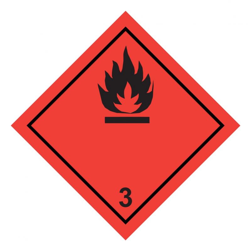 Obrázek Bezpečnostní značka č. 3 černý symbol