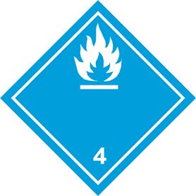 Obrázek Bezpečnostní značka č. 4.3 bílý  symbol